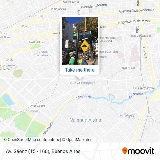 Av. Sáenz (15 - 160) map