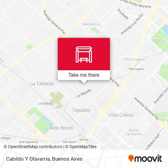 Mapa de Cabildo Y Olavarría