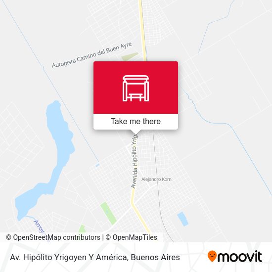 Mapa de Av. Hipólito Yrigoyen Y América
