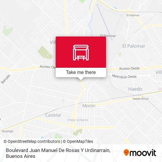 Mapa de Boulevard Juan Manuel De Rosas Y Urdinarrain