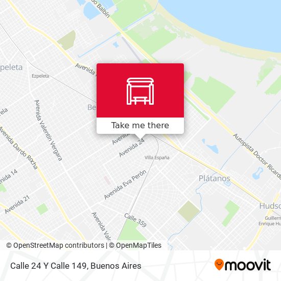 Mapa de Calle 24 Y Calle 149
