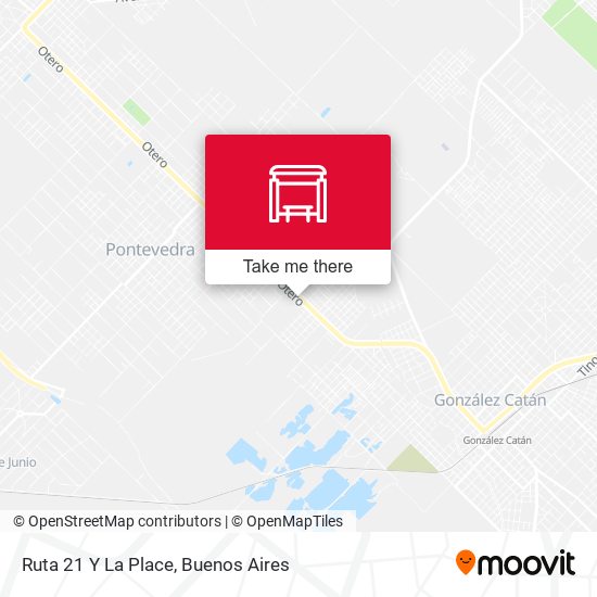 Mapa de Ruta 21 Y La Place