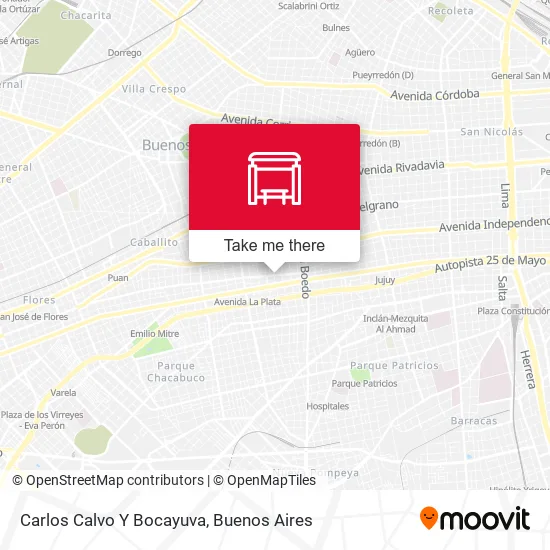 Mapa de Carlos Calvo Y Bocayuva