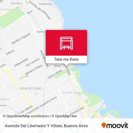 Mapa de Avenida Del Libertador Y Villate