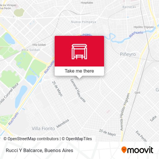 Mapa de Rucci Y Balcarce