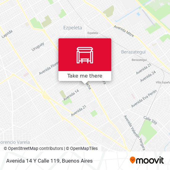 Mapa de Avenida 14 Y Calle 119