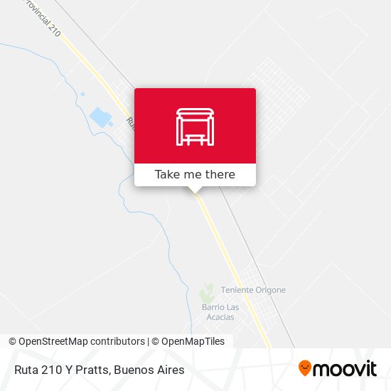 Ruta 210 Y Pratts map