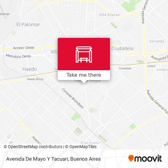 Avenida De Mayo Y Tacuarí map