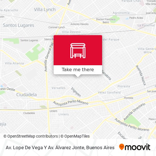 Av. Lope De Vega Y Av. Álvarez Jonte map