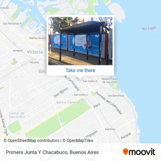 Primera Junta Y Chacabuco map