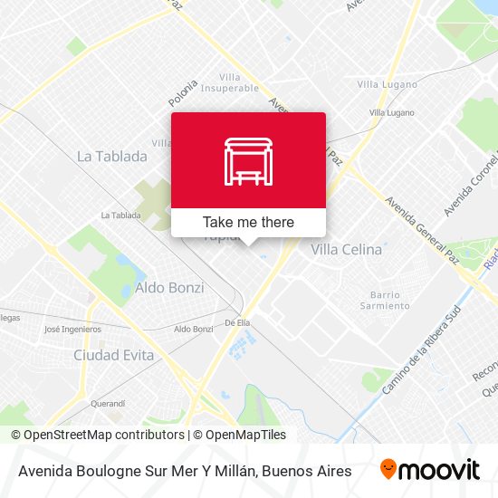 Avenida Boulogne Sur Mer Y Millán map