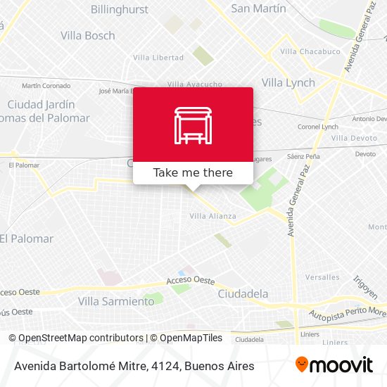 Avenida Bartolomé Mitre, 4124 map