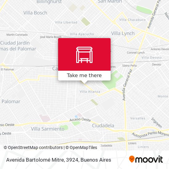 Avenida Bartolomé Mitre, 3924 map