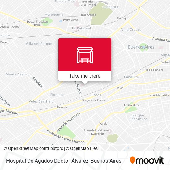 Hospital De Agudos Doctor Álvarez map