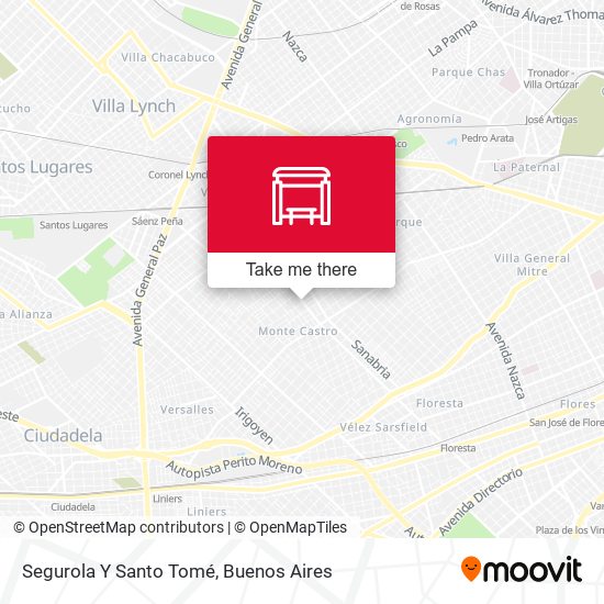 Mapa de Segurola Y Santo Tomé