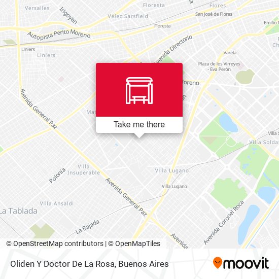 Mapa de Oliden Y Doctor De La Rosa