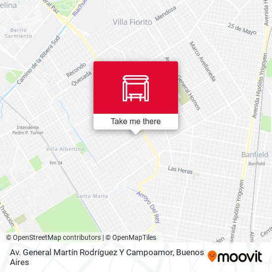Av. General Martín Rodríguez Y Campoamor map