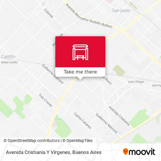 Avenida Cristianía Y Vírgenes map