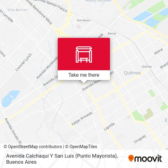 Mapa de Avenida Calchaquí Y San Luis (Punto Mayorista)