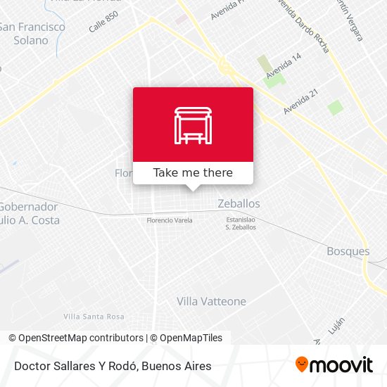 Doctor Sallares Y Rodó map