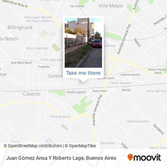 Mapa de Juan Gómez Ansa Y Roberto Lage