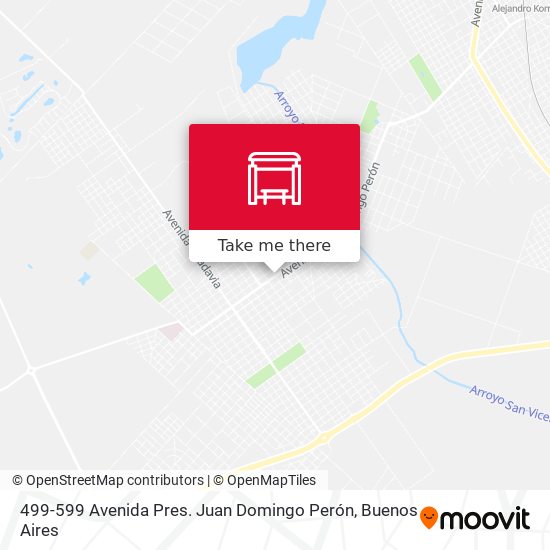 499-599 Avenida Pres. Juan Domingo Perón map
