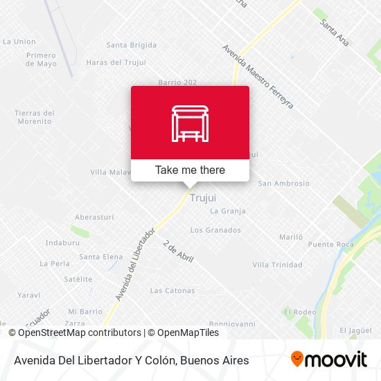 Avenida Del Libertador Y Colón map