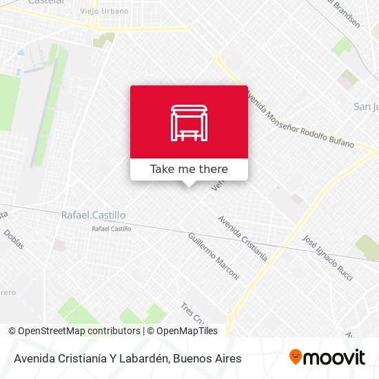 Mapa de Avenida Cristianía Y Labardén