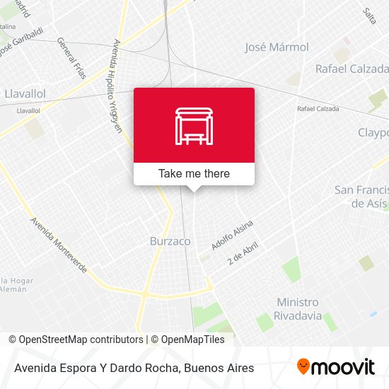 Mapa de Avenida Espora Y Dardo Rocha