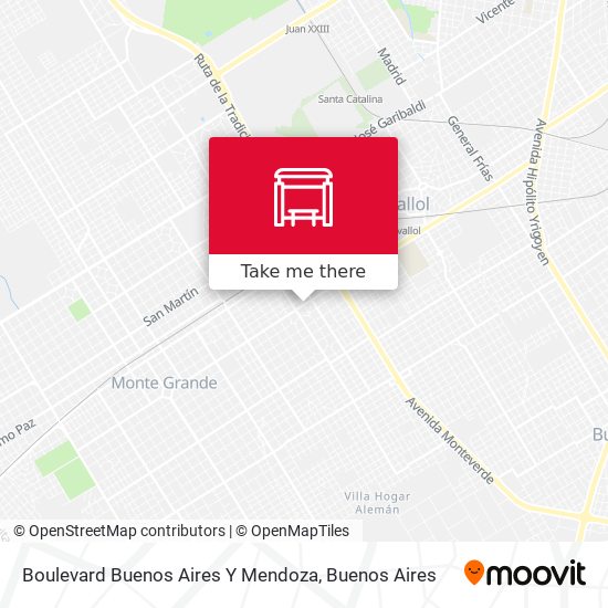 Boulevard Buenos Aires Y Mendoza map