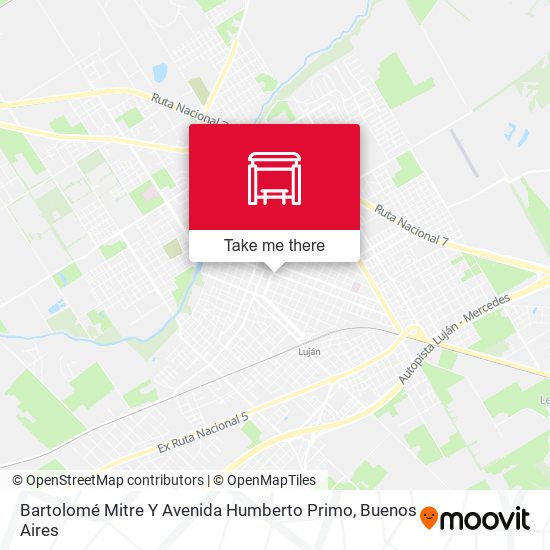 Mapa de Bartolomé Mitre Y Avenida Humberto Primo