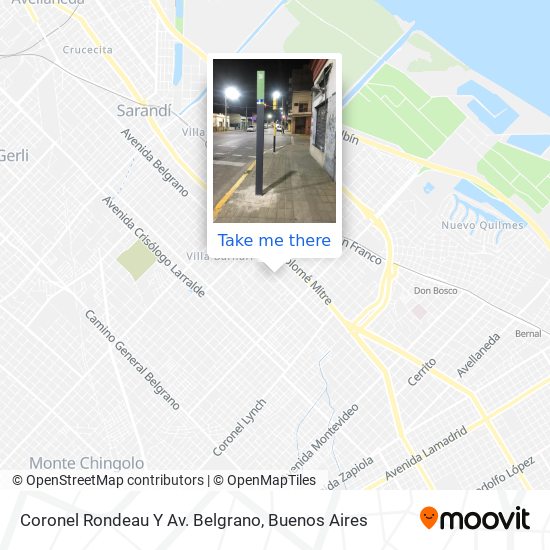 Coronel Rondeau Y Av. Belgrano map