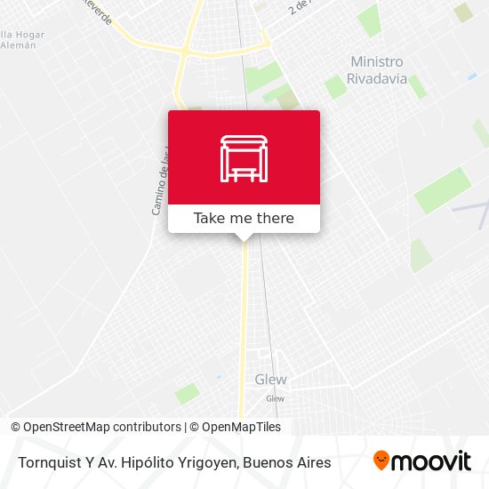 Tornquist Y Av. Hipólito Yrigoyen map