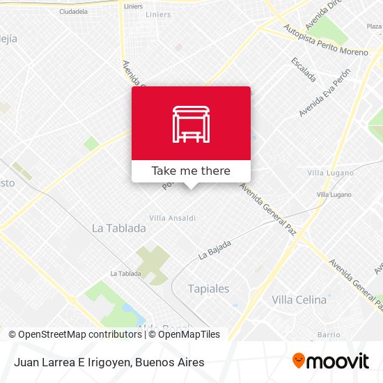 Mapa de Juan Larrea E Irigoyen