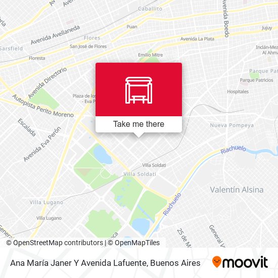 Ana María Janer Y Avenida Lafuente map
