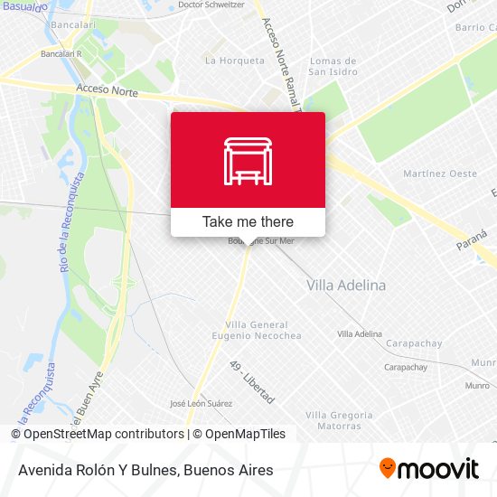 Avenida Rolón Y Bulnes map