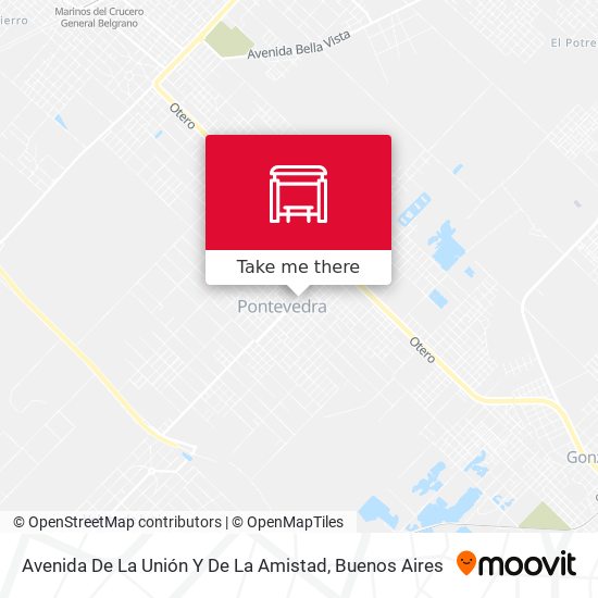 Avenida De La Unión Y De La Amistad map