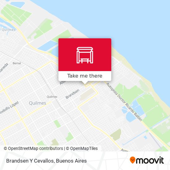 Mapa de Brandsen Y Cevallos