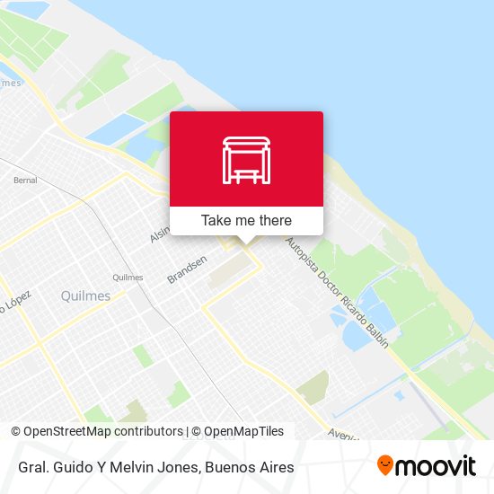 Gral. Guido Y Melvin Jones map