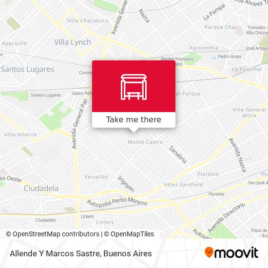 Mapa de Allende Y Marcos Sastre