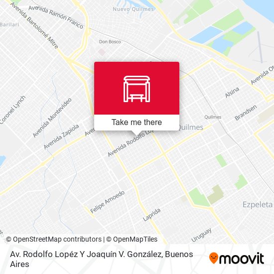 Mapa de Av. Rodolfo Lopéz Y Joaquín V. González