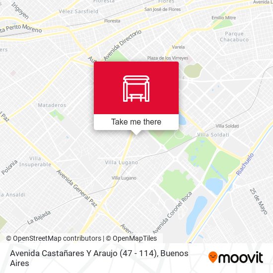 Avenida Castañares Y Araujo (47 - 114) map