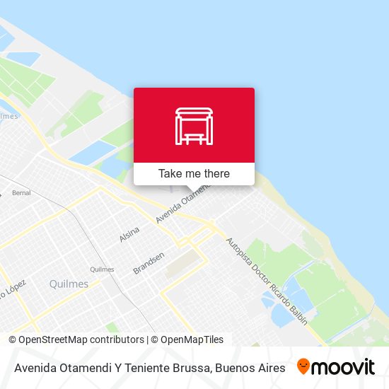 Avenida Otamendi Y Teniente Brussa map
