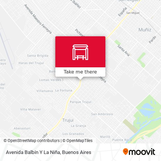 Mapa de Avenida Balbín Y La Niña