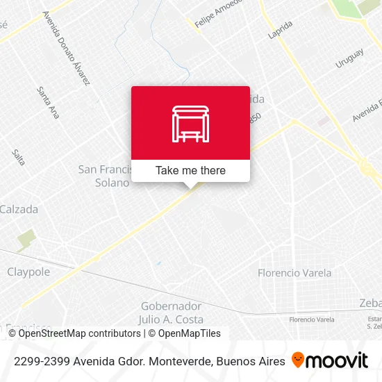 2299-2399 Avenida Gdor. Monteverde map