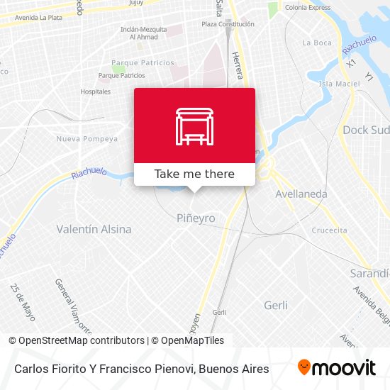 Mapa de Carlos Fiorito Y Francisco Pienovi