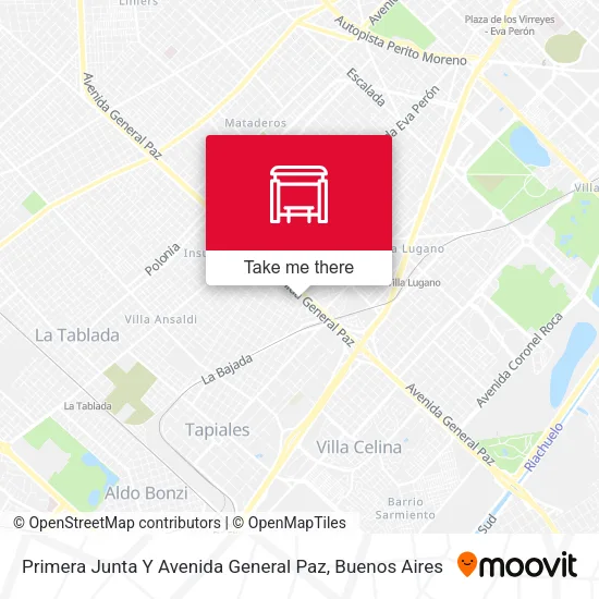 Primera Junta Y Avenida General Paz map