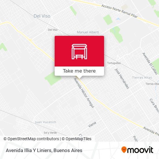 Avenida Illia Y Liniers map