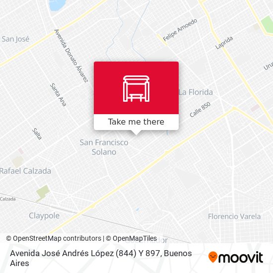 Avenida José Andrés López (844) Y 897 map