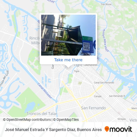 José Manuel Estrada Y Sargento Díaz map